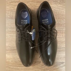 NEW Nunn Bush Men's Leather Oxford Lace Up Dress Shoes Black Size 13 Med